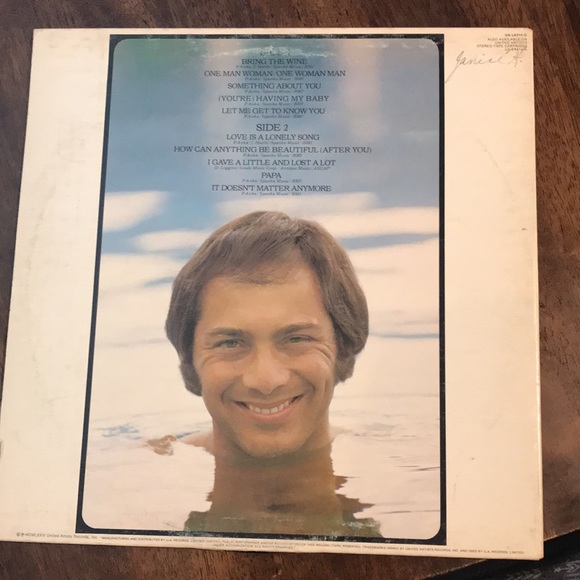 3/$30 Paul Anka “Anka” vintage vinyl album 1974 pop - Picture 2 of 5